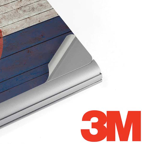 Colorado Flag Dark Wood Surface Book 2 13.5in Skin